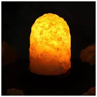 Соляная лампа "Гора средняя", цельный кристалл, 15 см, 1-2 кг