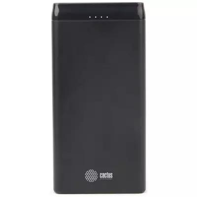 Мобильный аккумулятор CACTUS CS-PBFSFT-10000 Li-Pol 10000mAh 2.1A+2.1A черный