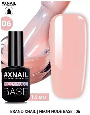 Xnail, "Neon Nude Base" №6 Натуральный и бежевый