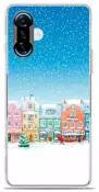 Силиконовый чехол на Xiaomi Redmi K40 Gaming Edition Снежный город / для Сяоми Редми К40 Гейминг Эдишн