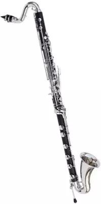 Bass clarinet Bb Artemis RCL-6206N - Бас-кларнет в строе cи-бемоль диапазоном до нижней до из твердой резины с никелированной механикой