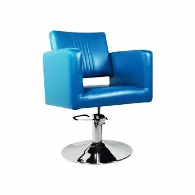 Парикмахерское кресло "Перфект", Синий, Гидравлика диск
