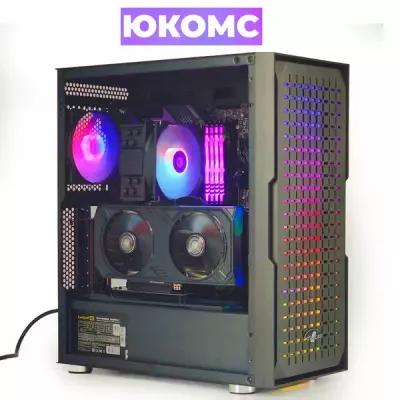 Игровой PC юкомс Core i7-13700KF, GTX 1080 Ti 11GB, SSD 480GB, 16GB DDR4, БП 700W, win 10 pro, Big black case