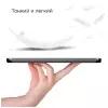 Чехол для планшета Apple iPad Air 5 10.9 (2022) / iPad Air 4 (2020), из мягкого силикона, трансформируется в подставку (дымчато-фиолетовый)