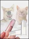 Зубная щётка для собак и кошек 2 шт. / зубная щётка на палец/ Силиконовая щетка