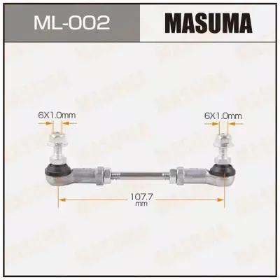MASUMA ML-002 Тяга датчика положения кузова (корректора фар) регулируемая Masuma, 104mm