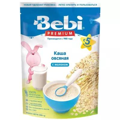 Каша Bebi молочная овсяная, с 5 месяцев, 200 г