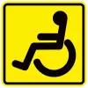 AZN09 AIRLINE Знак Инвалид ГОСТ наружный самоклеящийся (150*150 мм) в уп. 1шт. (AZN09)