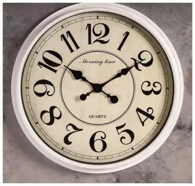 Часы настенные "Карат", бежевые, диаметр 51 см (1 шт.)