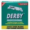 Сменные лезвия для бритья Половинки Derby Professional Single Edge Blades 100 шт