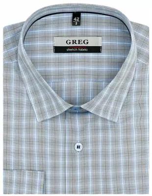Рубашка GREG, размер 164-172/43, серый