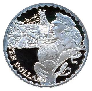 (2008) Монета Каймановы острова 2008 год 10 долларов "Возвращение домой" Серебро Ag 925 PROOF