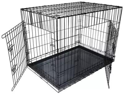 Клетка для собак №4 DogiDom, две двери, размер 92х64х72