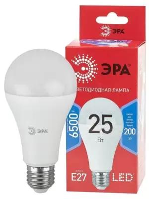 Лампа светодиодная ECO LED A65-25W-865-E27 R (диод груша 25Вт холодн. E27) (10/100/1200) Эра Б0048011 (10шт. в упак.)