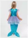 Карнавальный костюм «Русалочка Ариэль», платье с хвостом, парик, р. 28, рост 110 см
