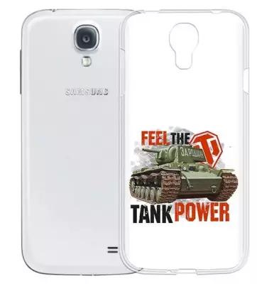 Чехол задняя-панель-накладка-бампер MyPads Танк для Samsung Galaxy S4 GT-i9500/i9505 противоударный