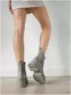 Ботинки челси Reversal, зимние,натуральная кожа, полнота F, нескользящая подошва, размер 37, бежевый