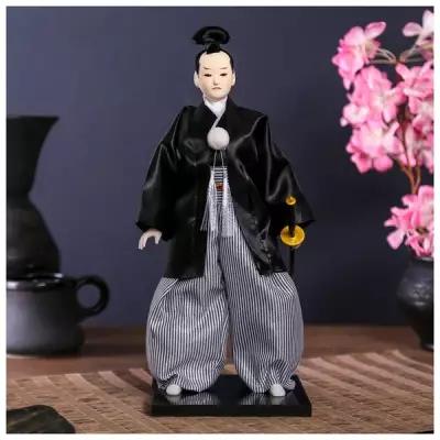 Кукла коллекционная "Самурай с саблей" 30х12,5х12,5 см