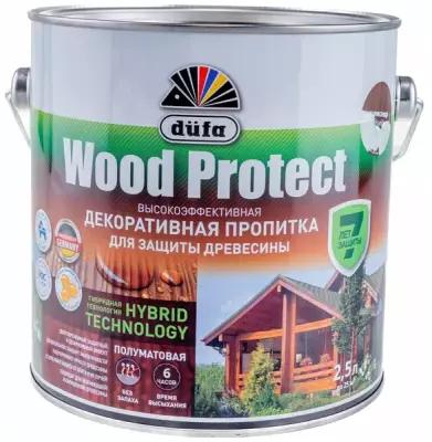 Пропитка защитная Wood Protect, палисандр, 2,5 л Dufa Н0000006651
