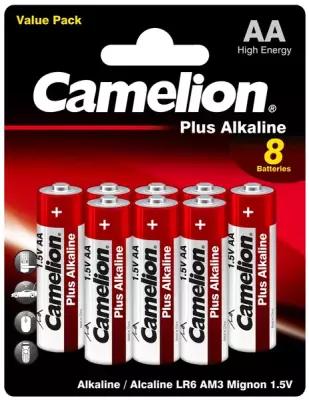 Camelion Батарейка Plus Alkaline (LR6) BL-8