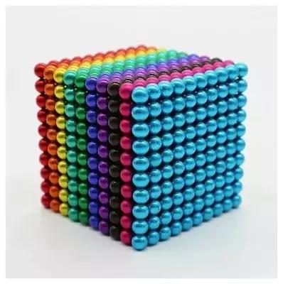 Антистресс игрушка/Неокуб Neocube куб из 1000 магнитных шариков 5мм (10цветов)