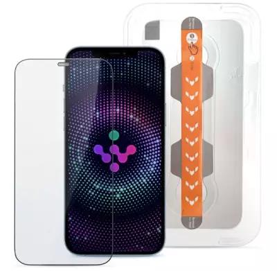 Защитное стекло iGrape самоклеящееся для iPhone 12 Pro/12, Прозрачное