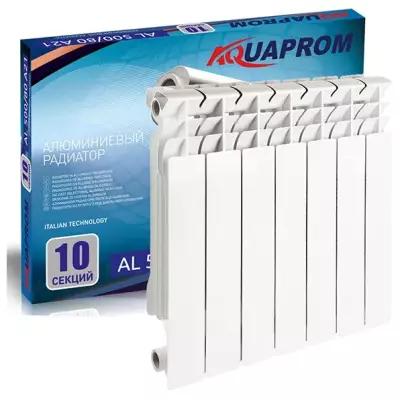 Радиатор алюминиевый AQUAPROM 500*80 6 сек