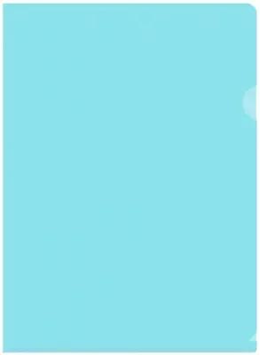 Папка-уголок Бюрократ Pastel -EPAST/BLUE A4 пластик 0.18мм голубой 20 шт