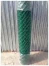 Рабица сетка в ПВХ 2.2 мм, 1.5х10 м (зеленая) 55х55мм