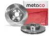 Диск тормозной передний вентилируемый Metaco 3050-201