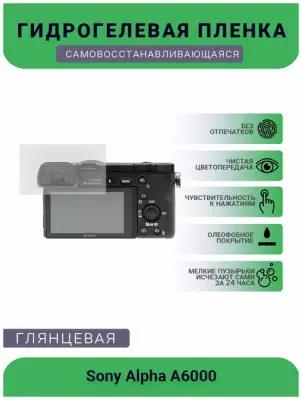 Защитная глянцевая гидрогелевая плёнка на камеру Sony Alpha A6000