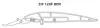 Воблер на судака, щуку, сома для троллинга LureMax ZIF 120F DDR-025 19 г