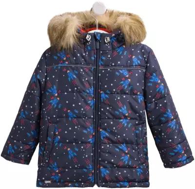 Куртка Bembi зимняя, водонепроницаемость, защита от попадания снега, карманы, подкладка, светоотражающие элементы, размер 80, черный