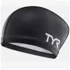 Шапочка для плавания TYR Long Hair Silicone Comfort Swim Cap Черный