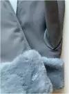 Варежки зимние, подкладка, размер универсальный 6-8, серый