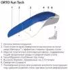 Orto Стельки ортопедические Fun Tech, р-р: 29-30, 29.5 см, цвет: синий
