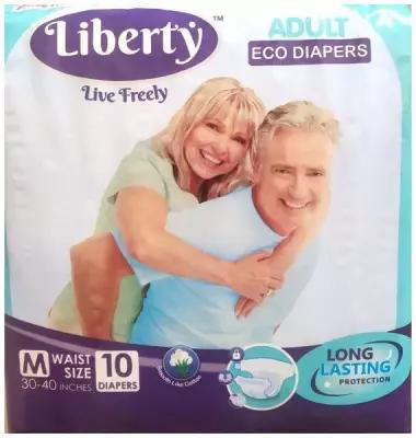 Подгузники для взрослых Liberty Eco M 76-101см 10шт 1шт
