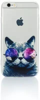 Чехол силиконовый "Кошка в очках" iPhone 6 / 6S