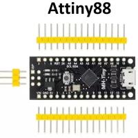 Простая отладочная плата для устройств AVR ATMega48/88/ с часовым кварцем. — zamkitu.ru