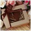 Фигурный шоколад Время Шоколада Сердце с бабочками, молочный шоколад, 80 г, подарочная упаковка 80 г