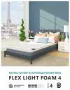 Беспружинный матрас Corretto Roll Flex Light Foam 4 60х170 см