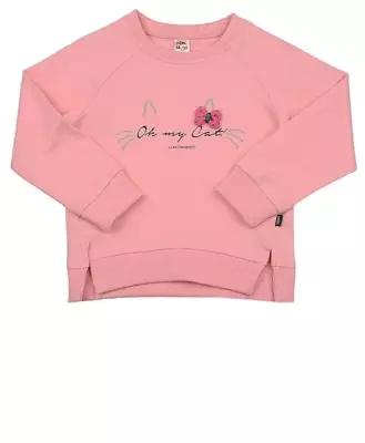 Свитшот для девочки Mini Maxi, модель 3977, цвет розовый, размер 104
