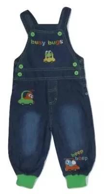 Полукомбинезон джинсовый для мальчика (Размер: 92), арт. 372557, цвет