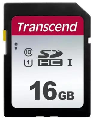 Карта памяти Transcend SDHC 300S Class 10 UHS-I U1 (95/10 MB/s) 16GB