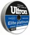 Монофильная леска для рыбалки ULTRON Elite Platinum 0,18 мм, 100 м, 4,0 кг, серебряная, 5 штук