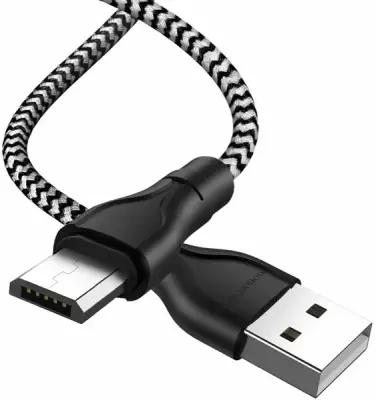 Кабель Borofone BX39 Beneficial (USB - micro-USB) черно-белый