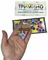 Развивающая настольная игра треугольное домино для детей и подростков Тримино